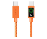USAMS Kabel PD 60W USB-C/USB-C 1,2m pomarańczowy - 1569113 - zdjęcie 1